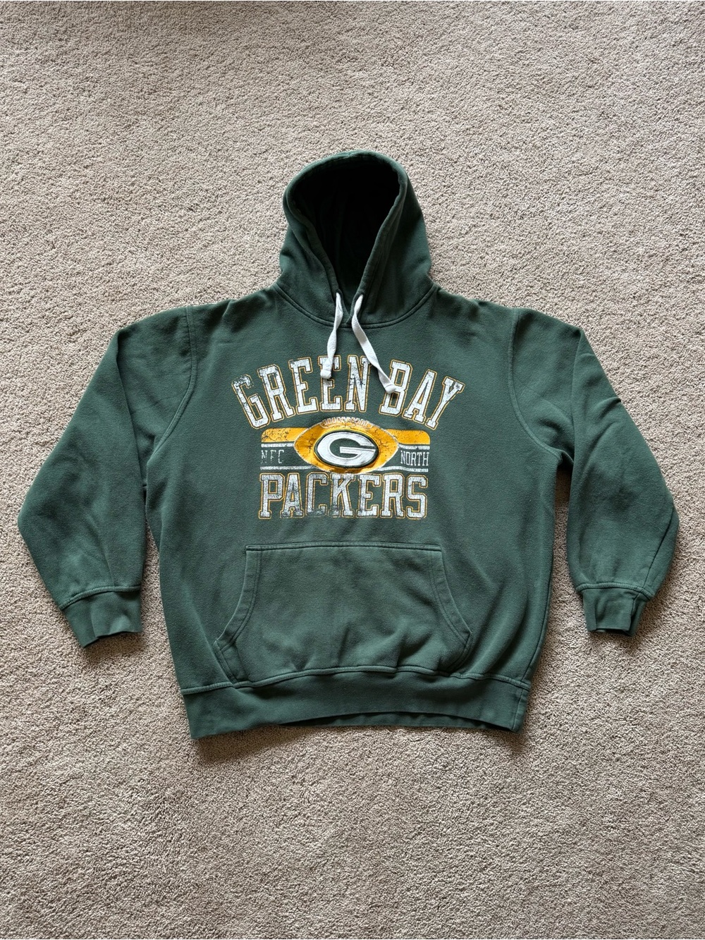 Y2K Men’s XXL Green Bay Packers Hoodie, Amazing Condition, Baggy, Zero Flaws